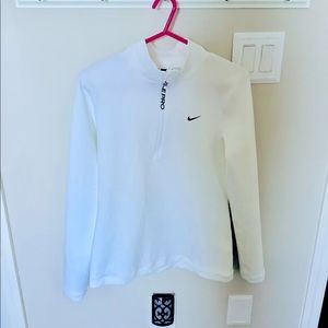 Nike Dri-Fit Sweatshirt White size Medium